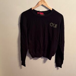 n:PHILANTHROPY OUI Black Sweatshirt